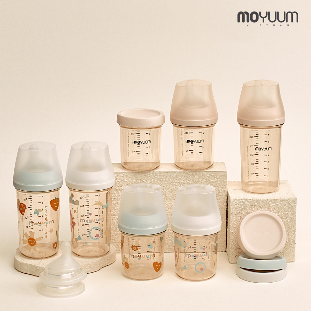 Review A-Z siêu phẩm bình sữa Mov.aa mới được ra mắt trong năm 2025 của Moyuum 