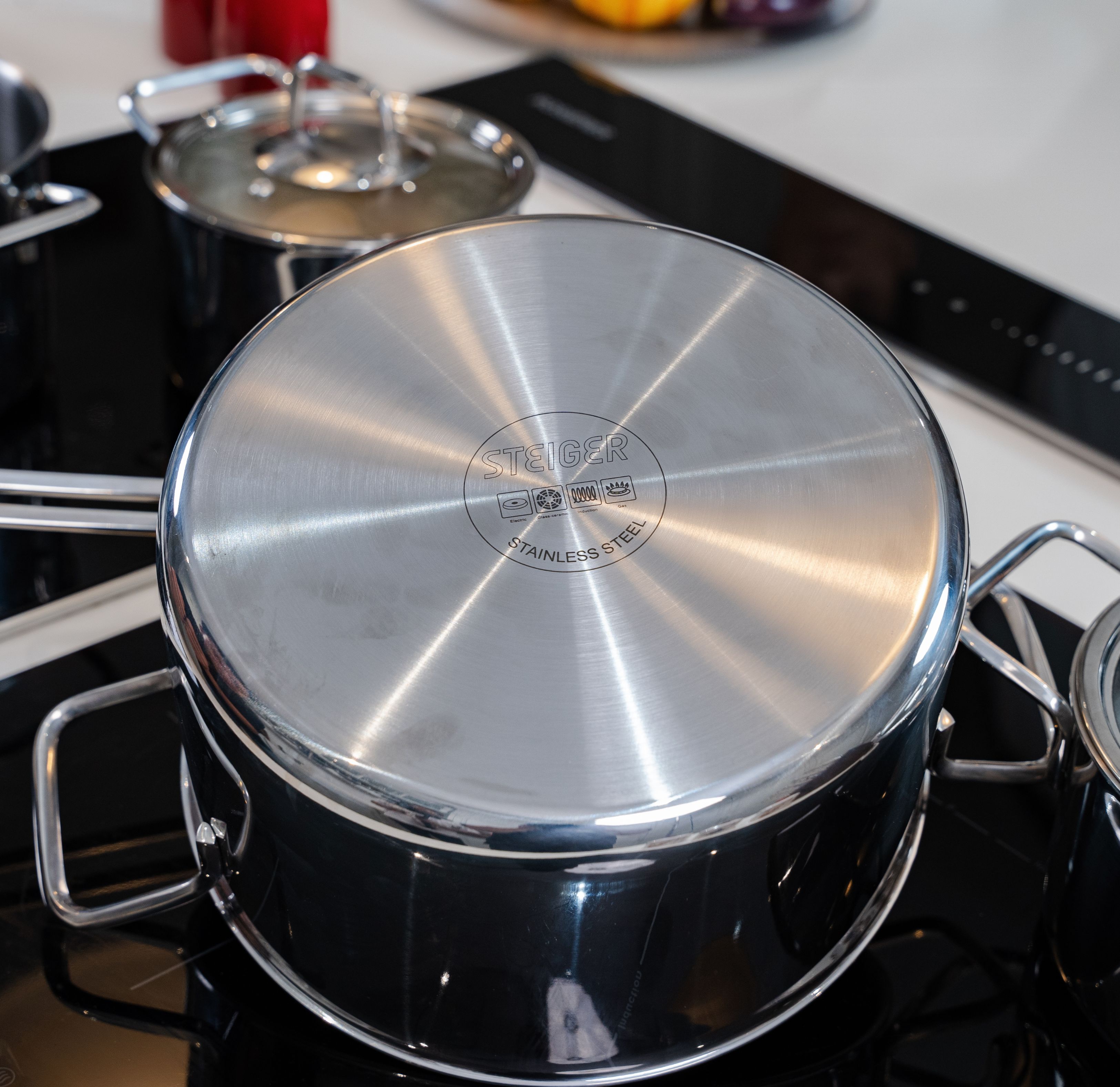 Bộ Nồi Steiger Nova - Set 5 Món Đáy Liền