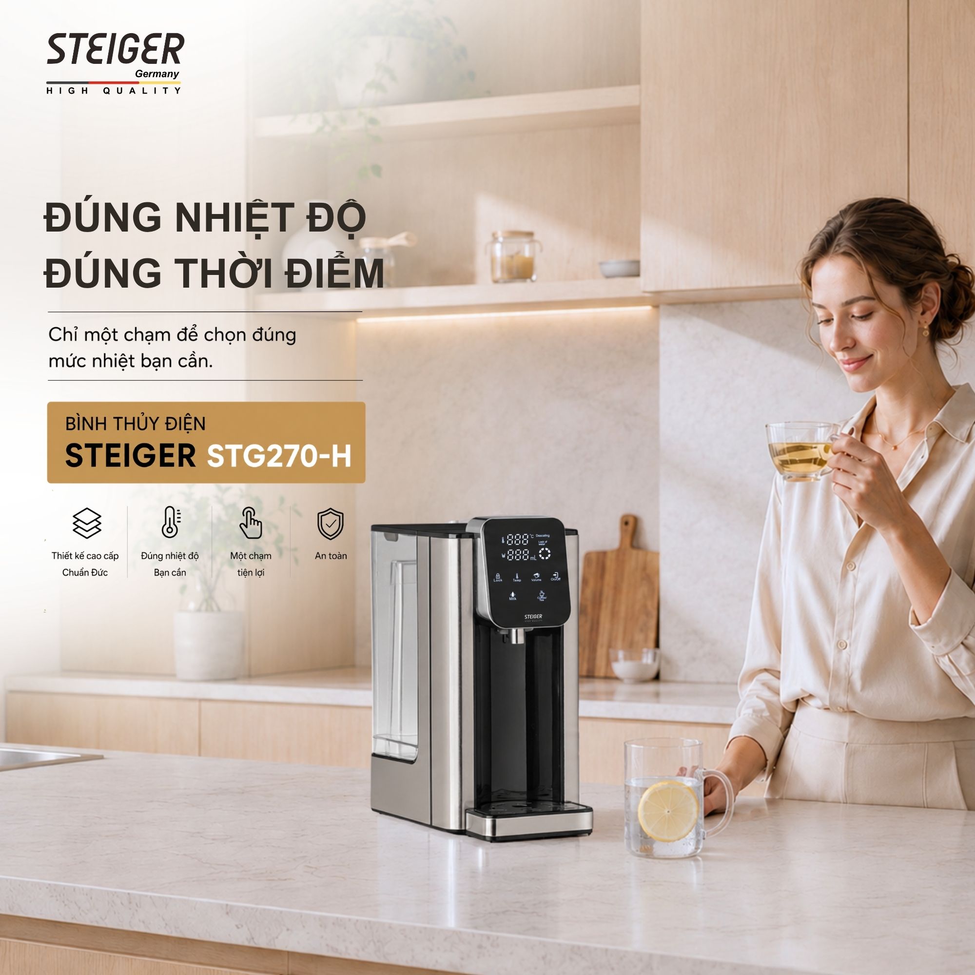 Bình thủy điện Steiger STG270-H