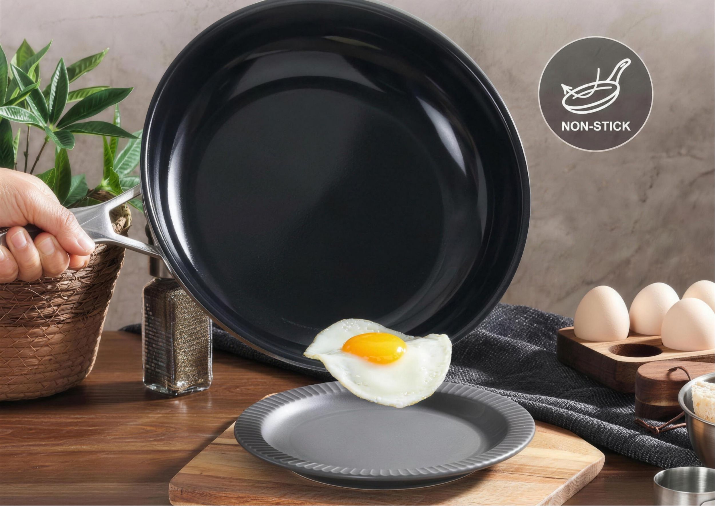 Chảo chống dính Steiger Titanpro 28cm