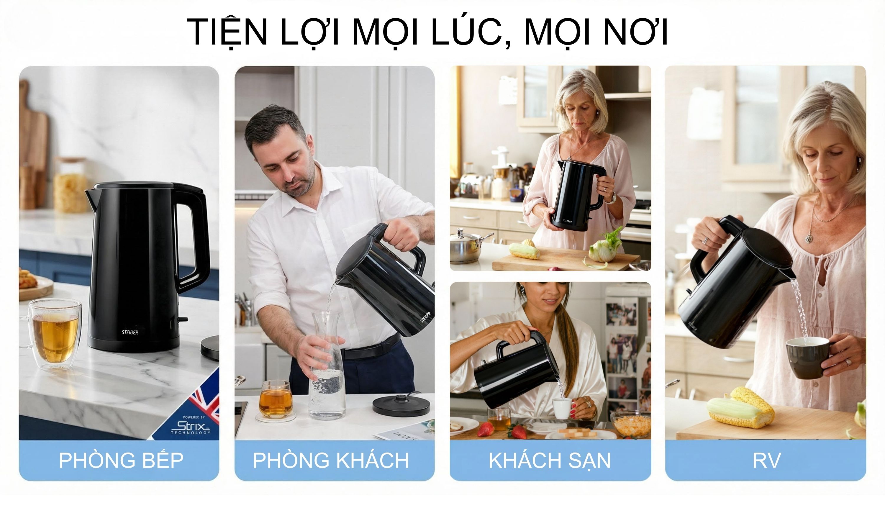 Ấm Siêu Tốc Steiger STG9238/B