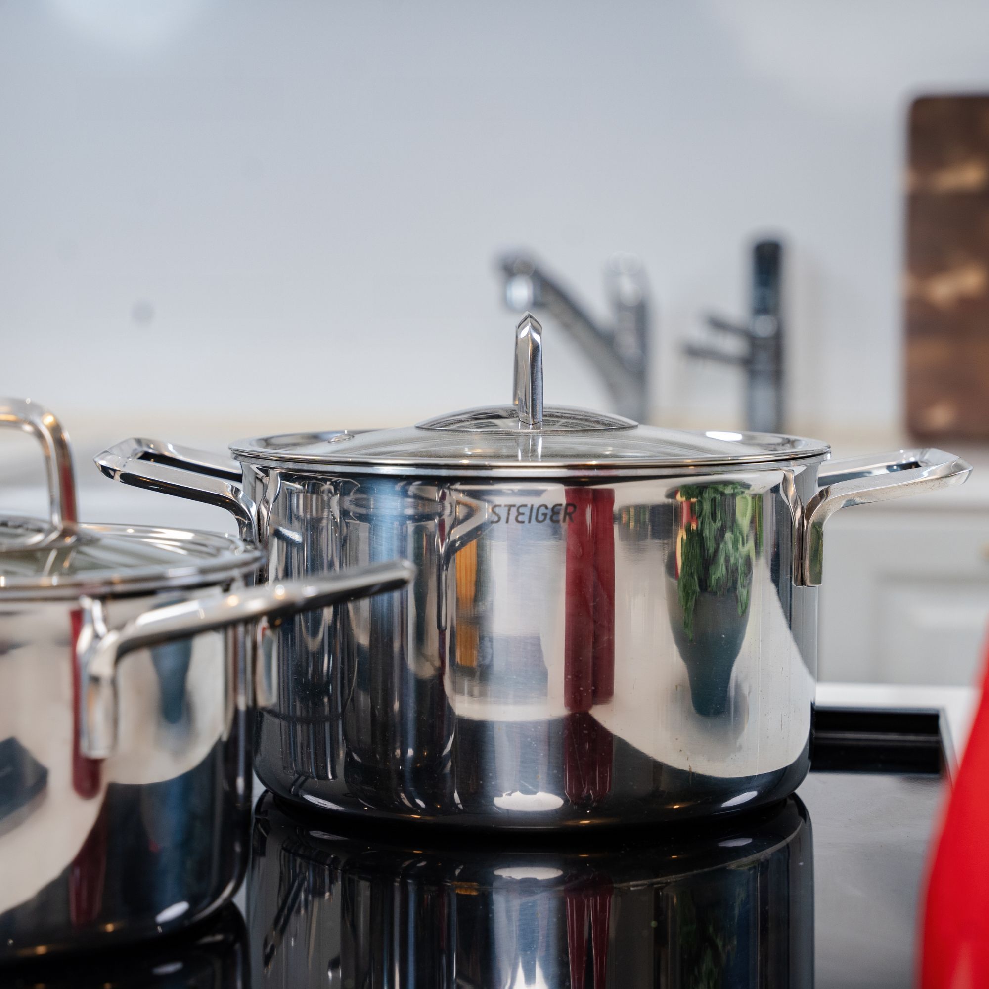 Bộ Nồi Steiger Nova - Set 5 Món Đáy Liền