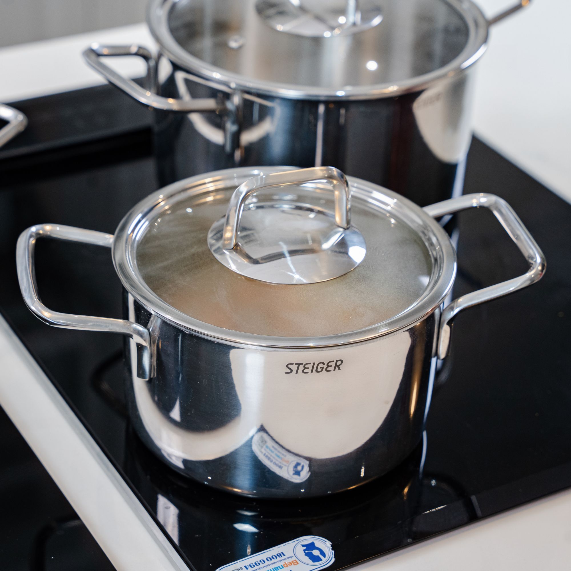 Bộ Nồi Steiger Nova - Set 5 Món Đáy Liền