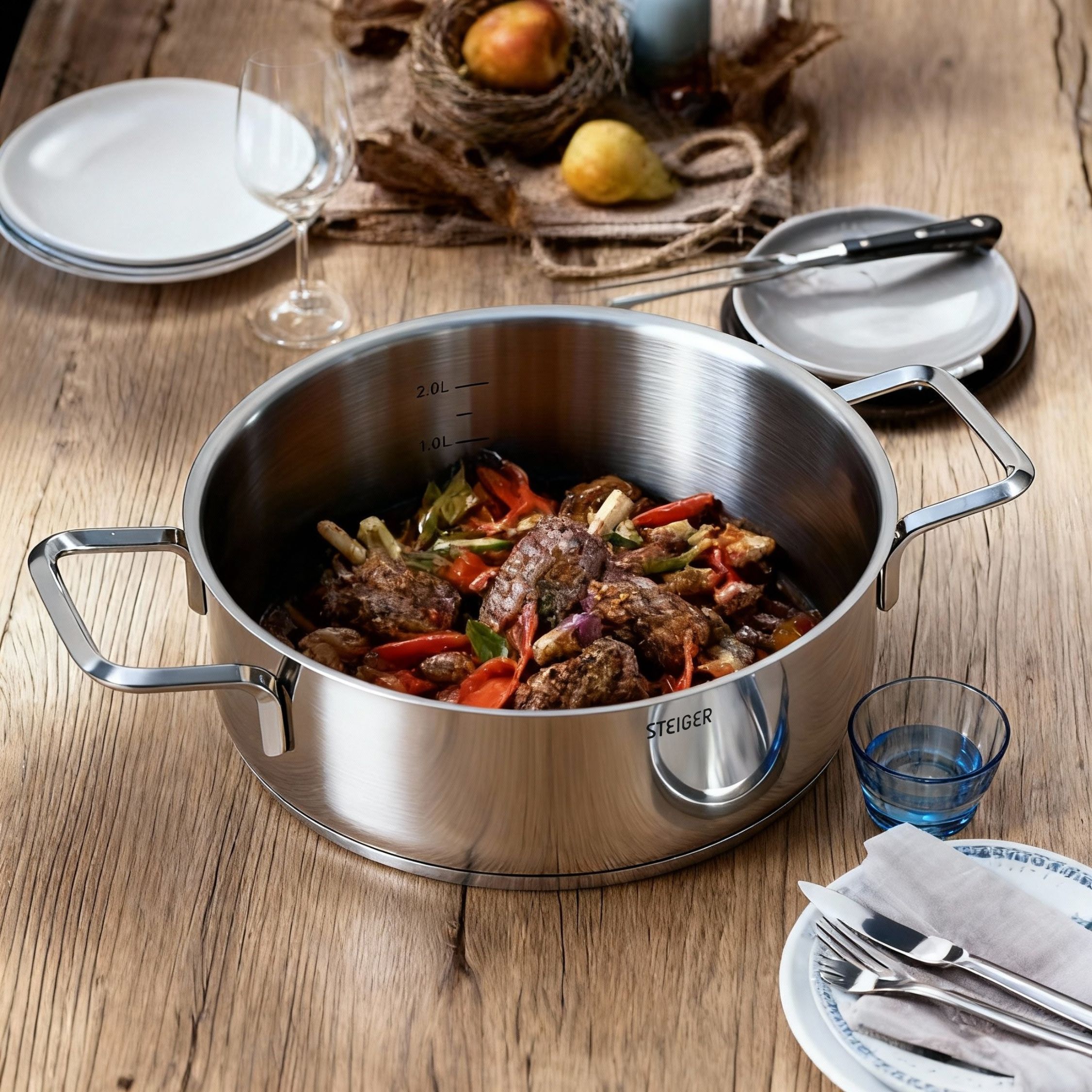 Bộ Nồi Steiger Diamond – Set 7 Món Đa Dụng