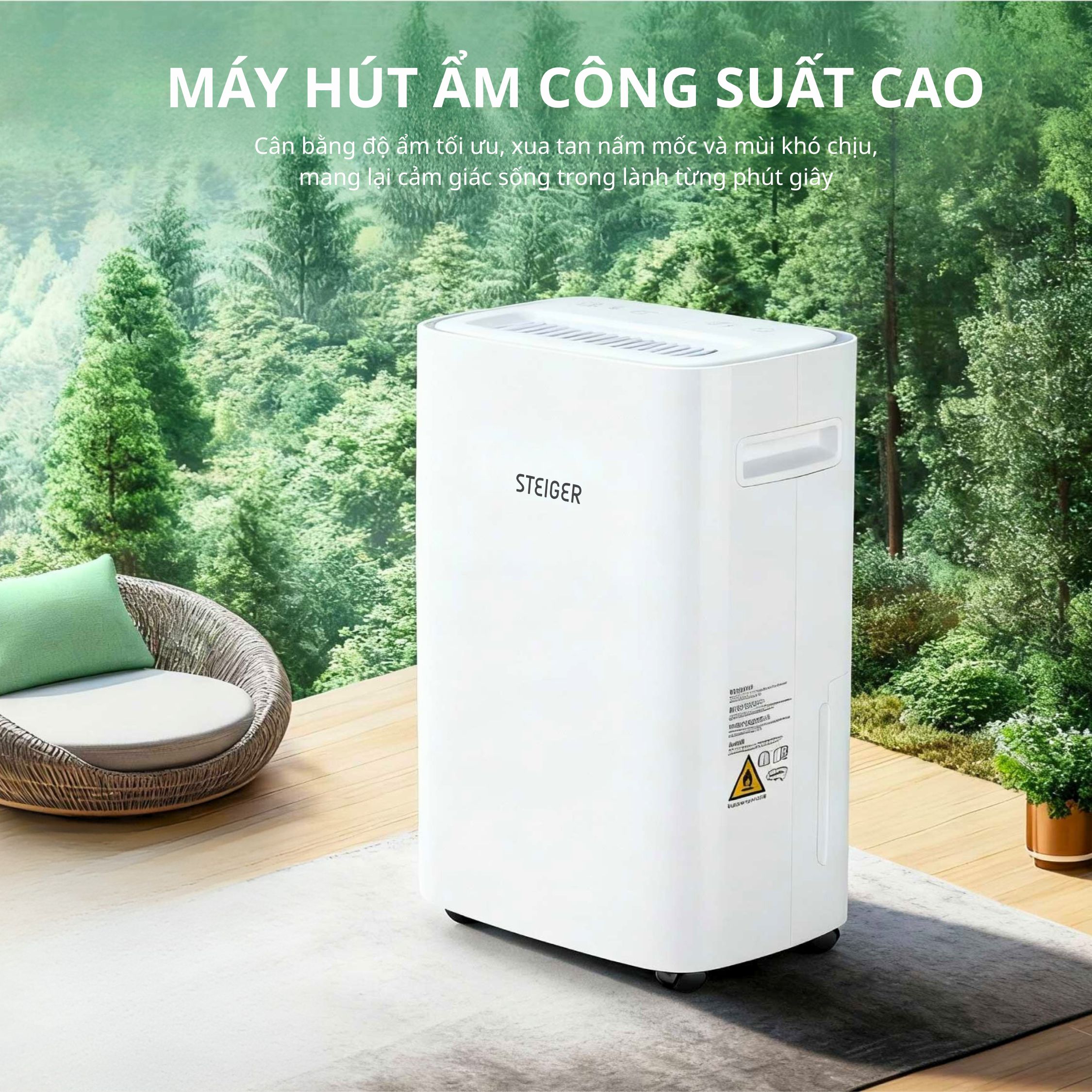 Máy hút ẩm Steiger STG - 820DW