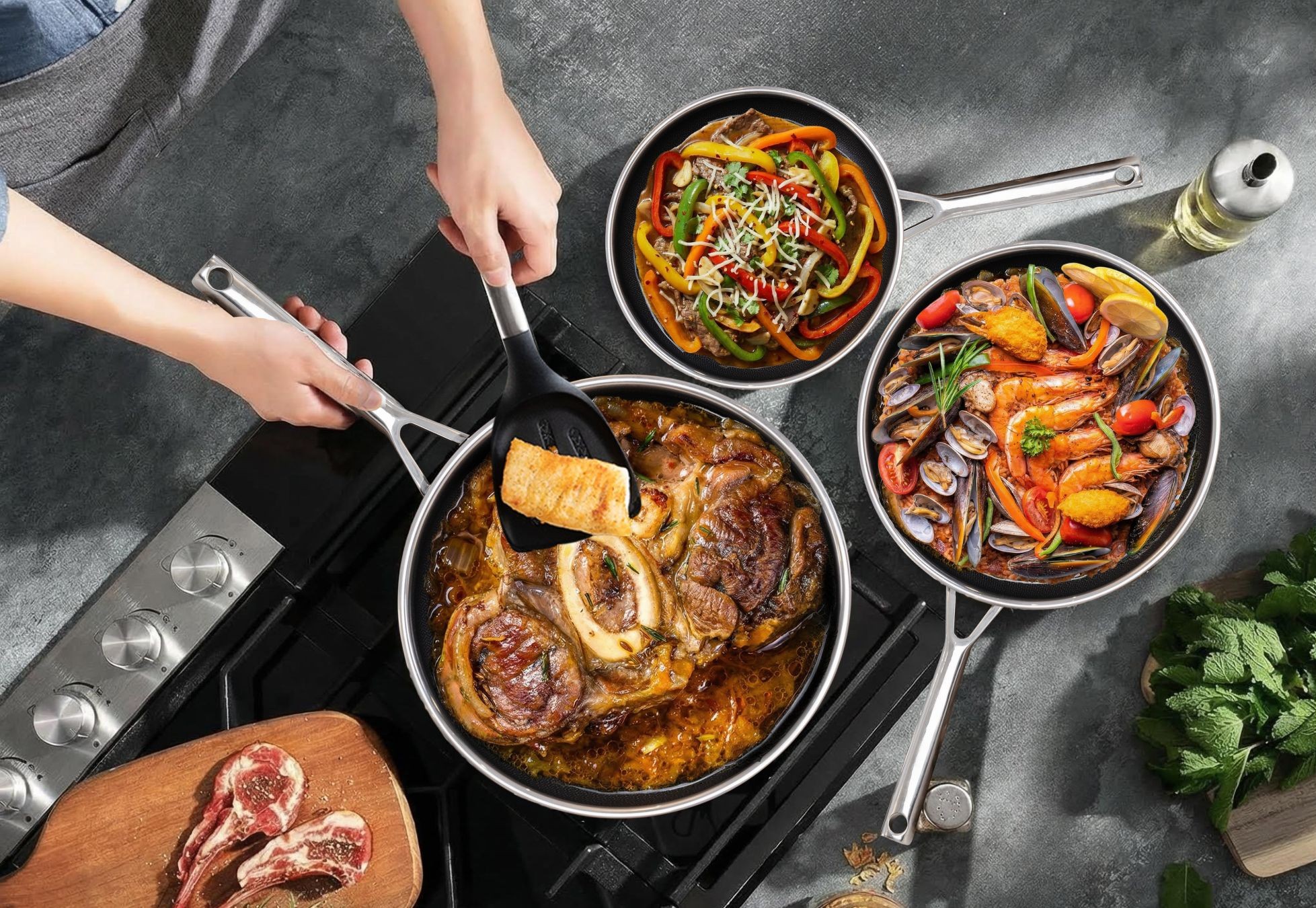 Chảo chống dính Steiger Profiheat