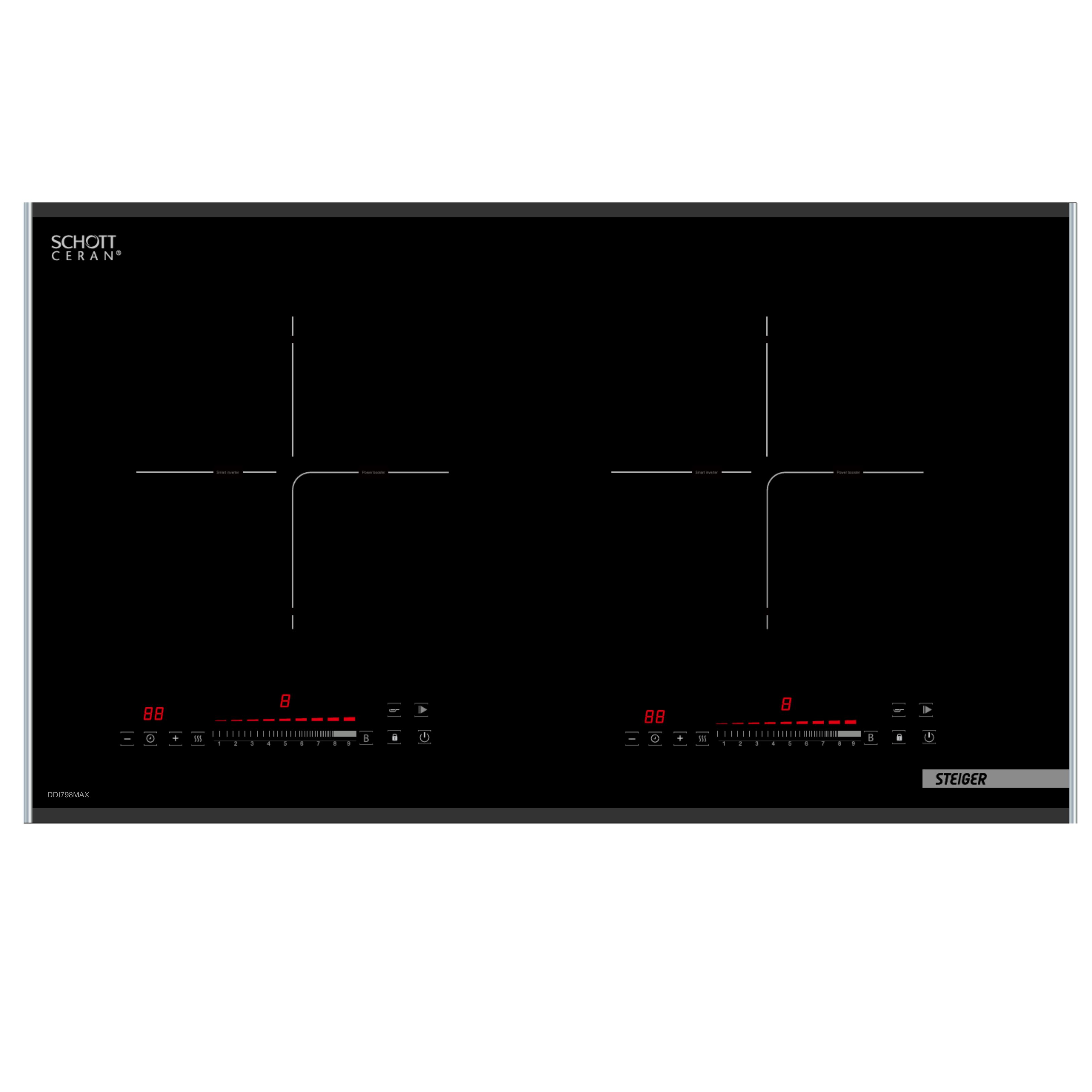 Bếp từ 2 vùng Steiger DDI798MAX