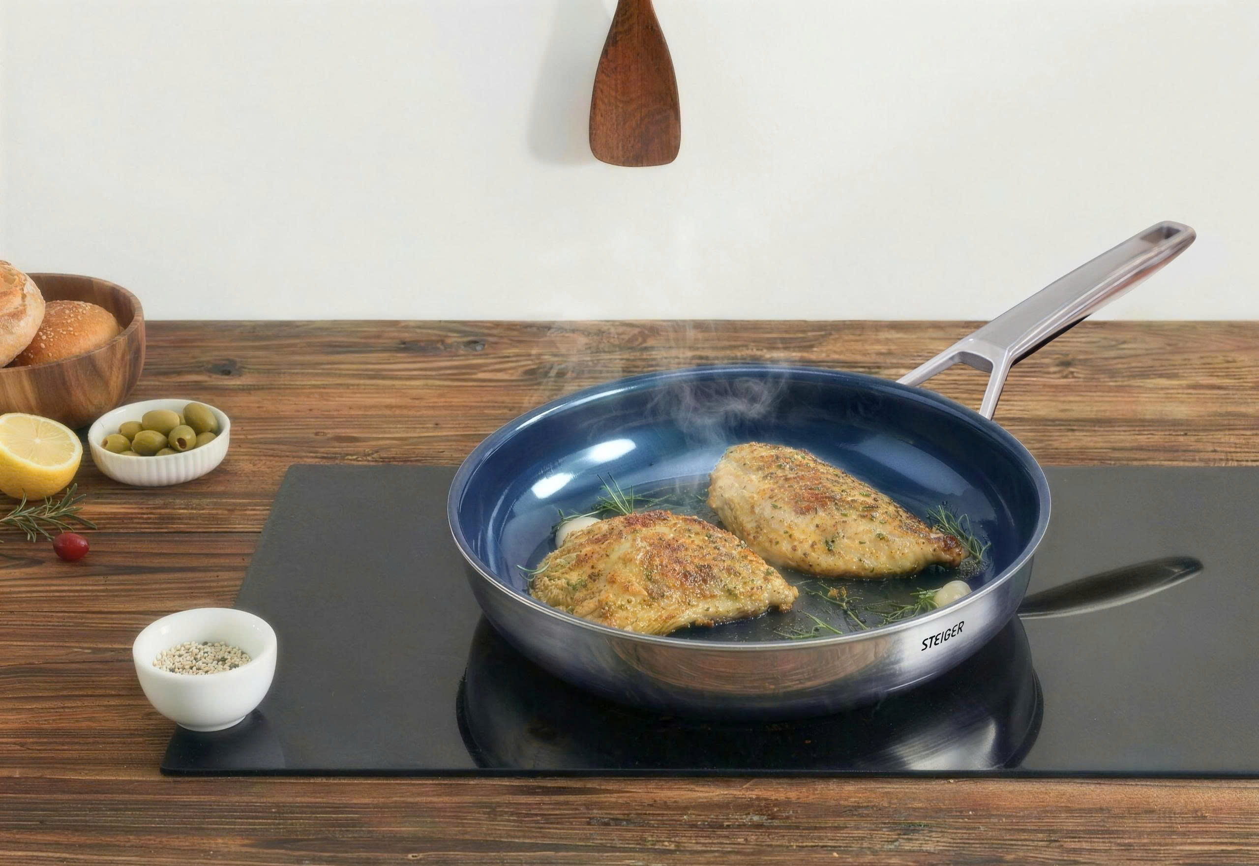 Chảo chống dính Steiger Steelcore 28cm