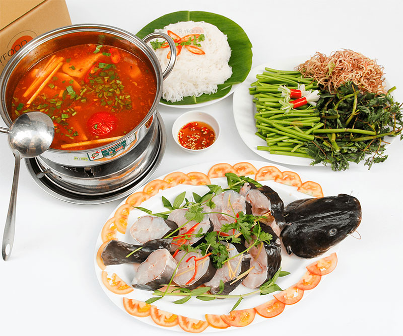 Cách nấu lẩu cá lăng chua ngọt thơm ngon hấp dẫn tại nhà