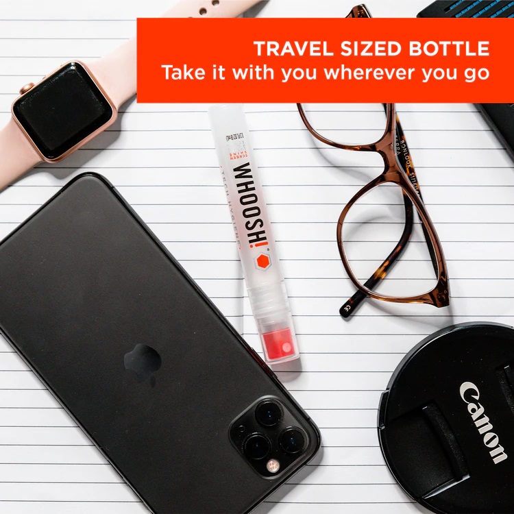 WHOOSH nước lau vệ sinh màn hình mắt kính cao cấp - 108ml