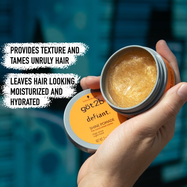 Sáp wax tạo kiểu tóc Got2b Defiant Shine Pomade