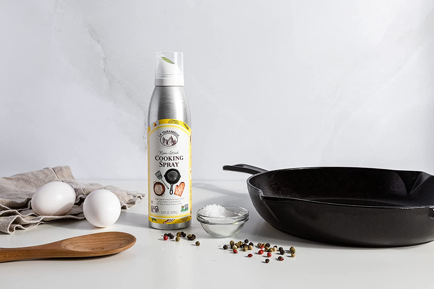 Dầu xịt nấu ăn La Tourangelle không aerosol - calo - carb