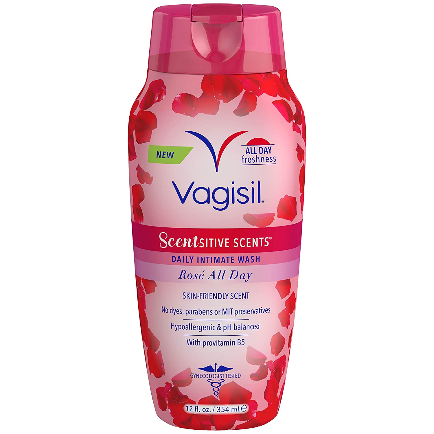 [Hàng Mỹ] Vagisil Scentsitive Scents dung dịch vệ sinh Hương Hoa hồng