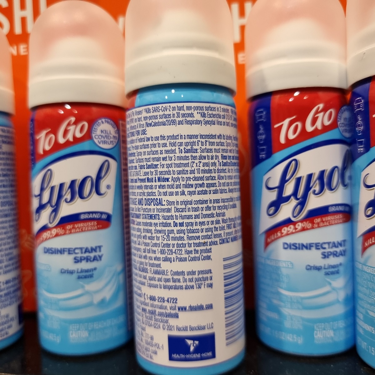 Lysol xịt khử mùi diệt khuẩn mini bỏ túi - 42.5gram [ hàng mỹ ]