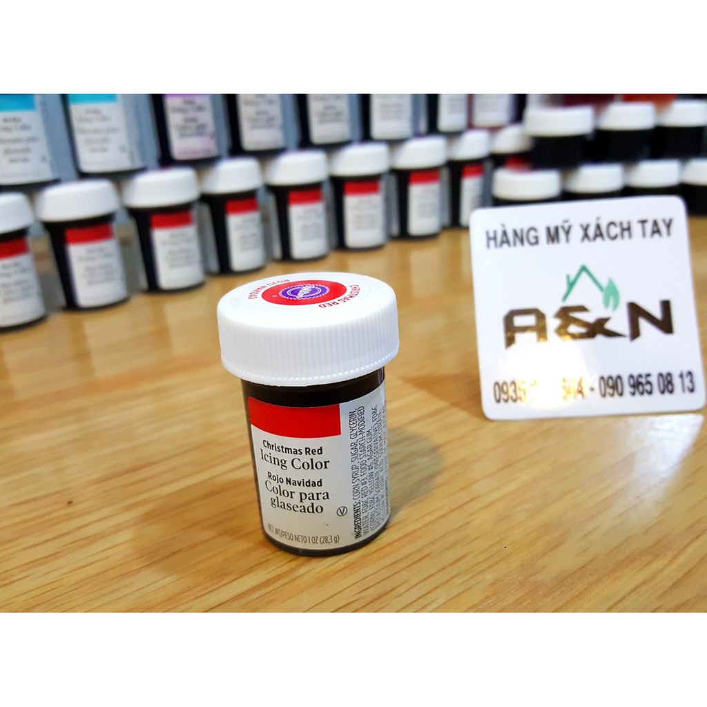 Màu Wilton Red Christmas - 1oz
