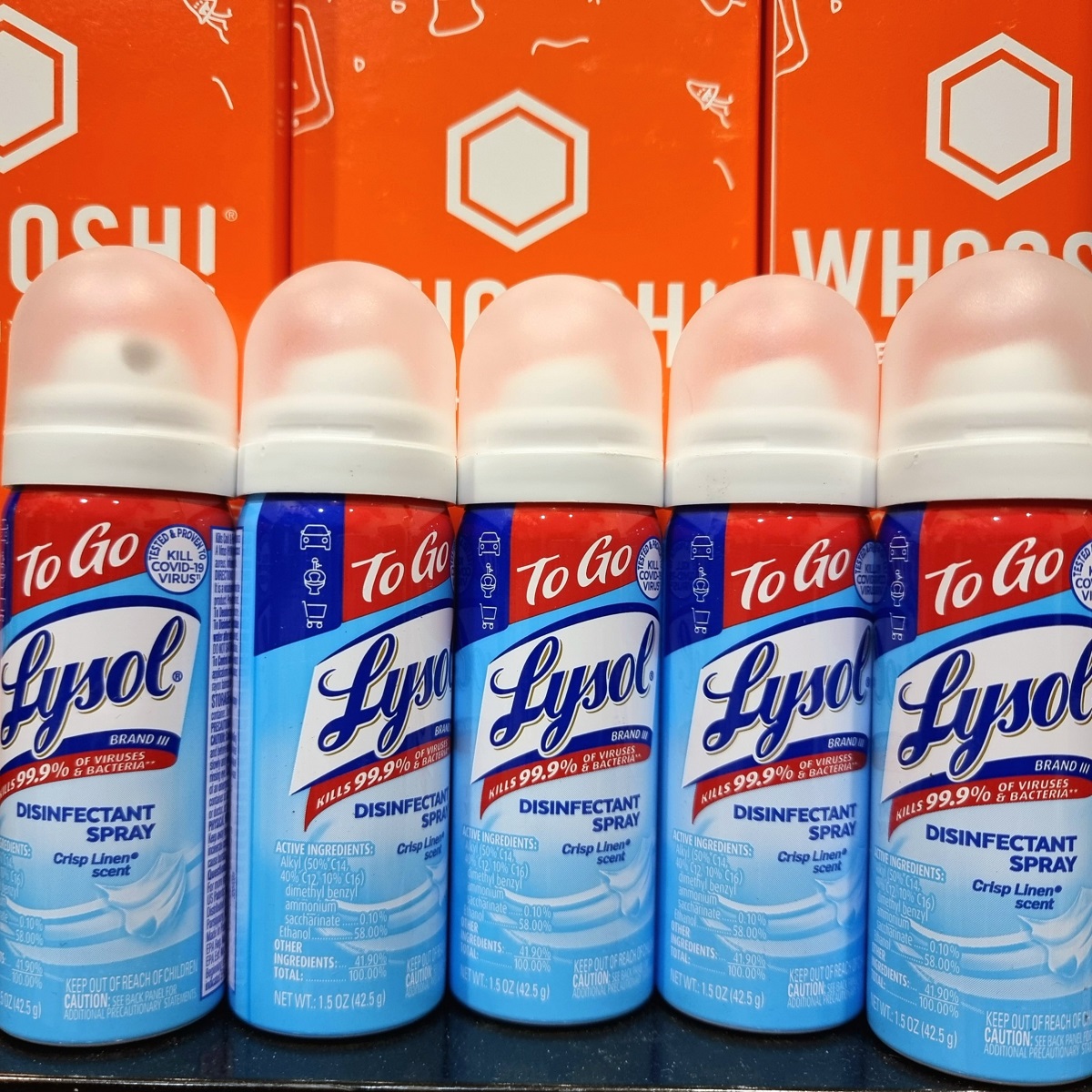 Lysol xịt khử mùi diệt khuẩn mini bỏ túi - 42.5gram [ hàng mỹ ]