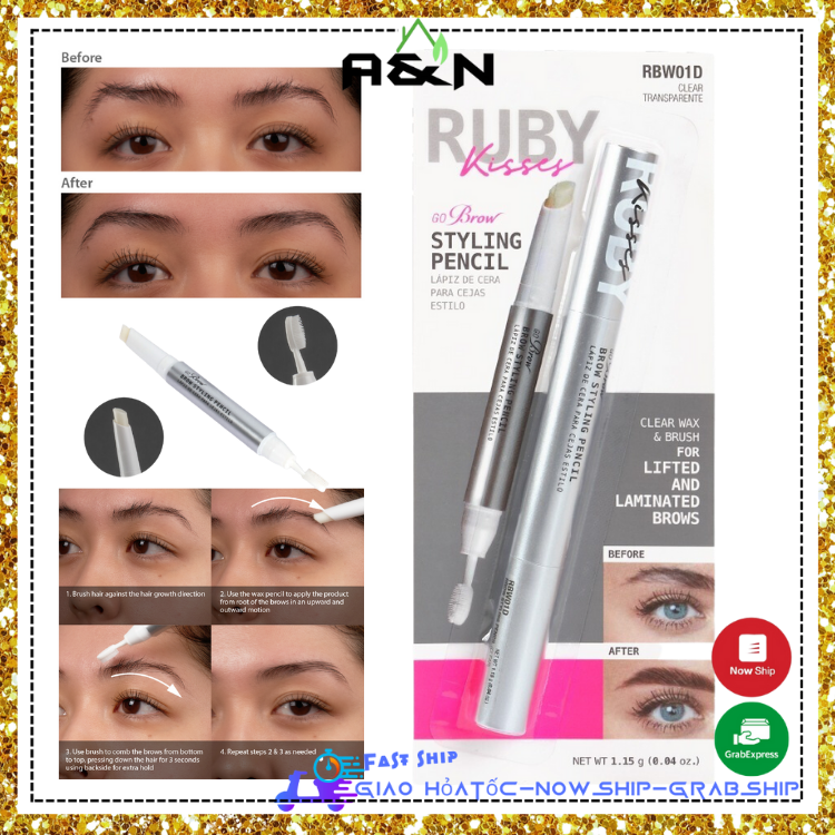 Sáp wax RUBY KISSES tạo kiểu định hình lông mày