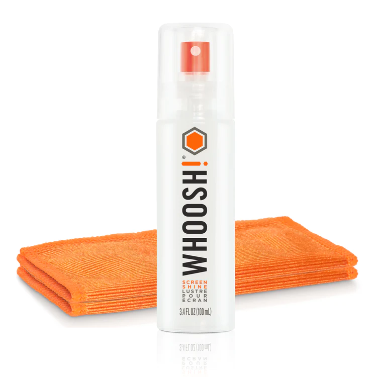 WHOOSH nước lau vệ sinh màn hình mắt kính cao cấp - 100ml + 1 khăn