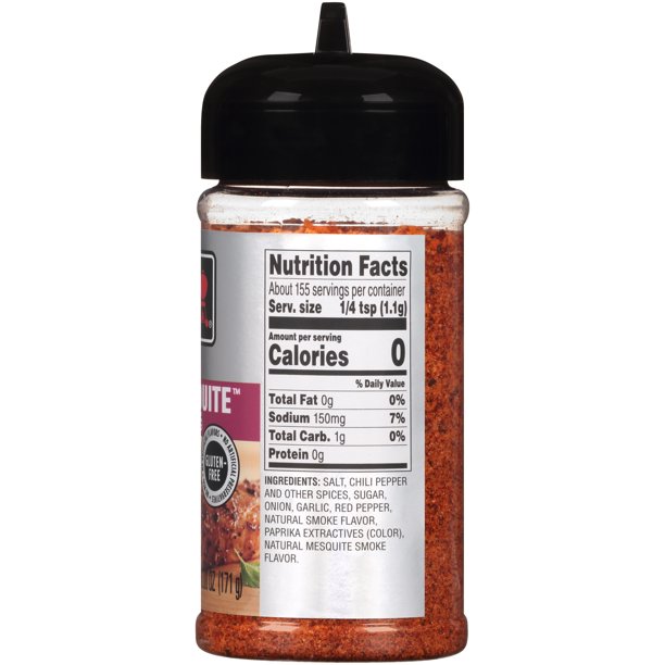 Weber Smokey Mesquite gia vị ăn kiêng 0 calo - 171gram