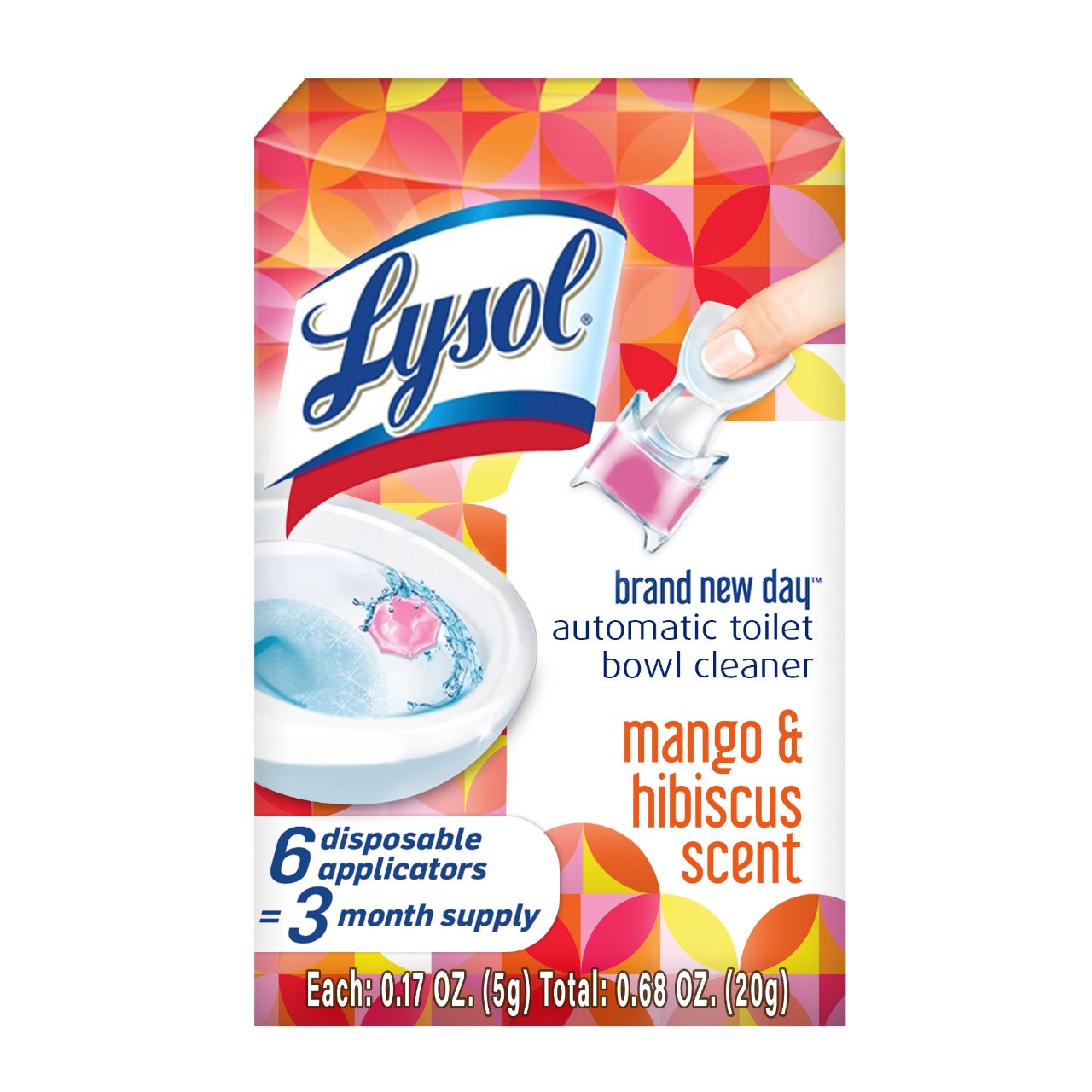 Lysol gel thơm diệt khuẩn tẩy rửa bồn cầu - mango