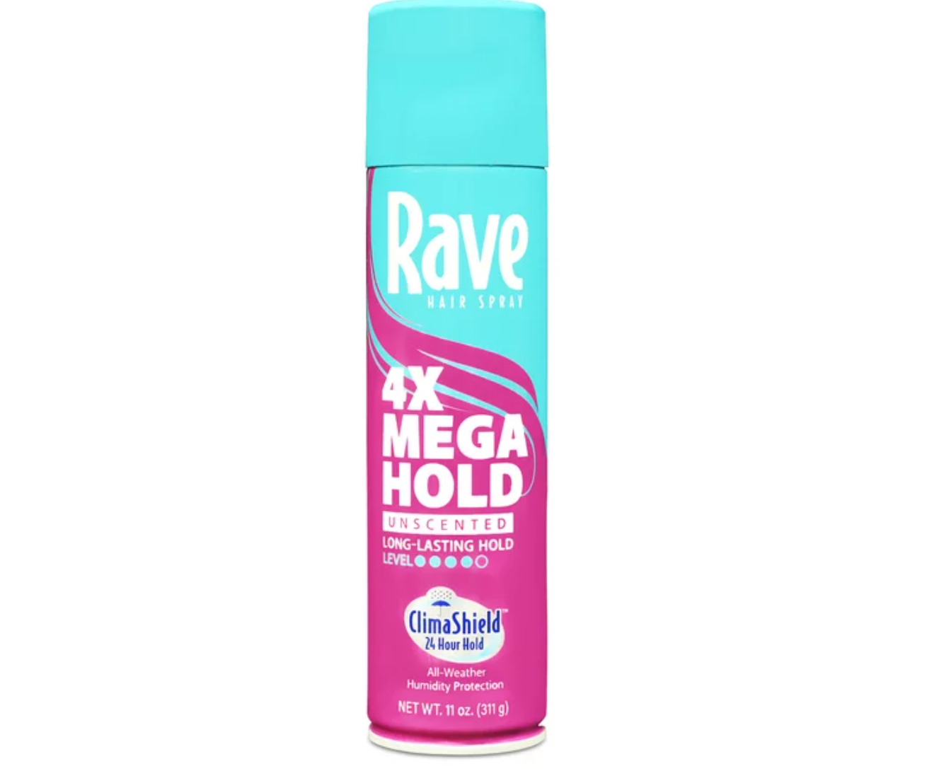 Xịt giữ nếp Rave 4x Mega Hold bảo vệ với thời tiết công thức giàu vitamin