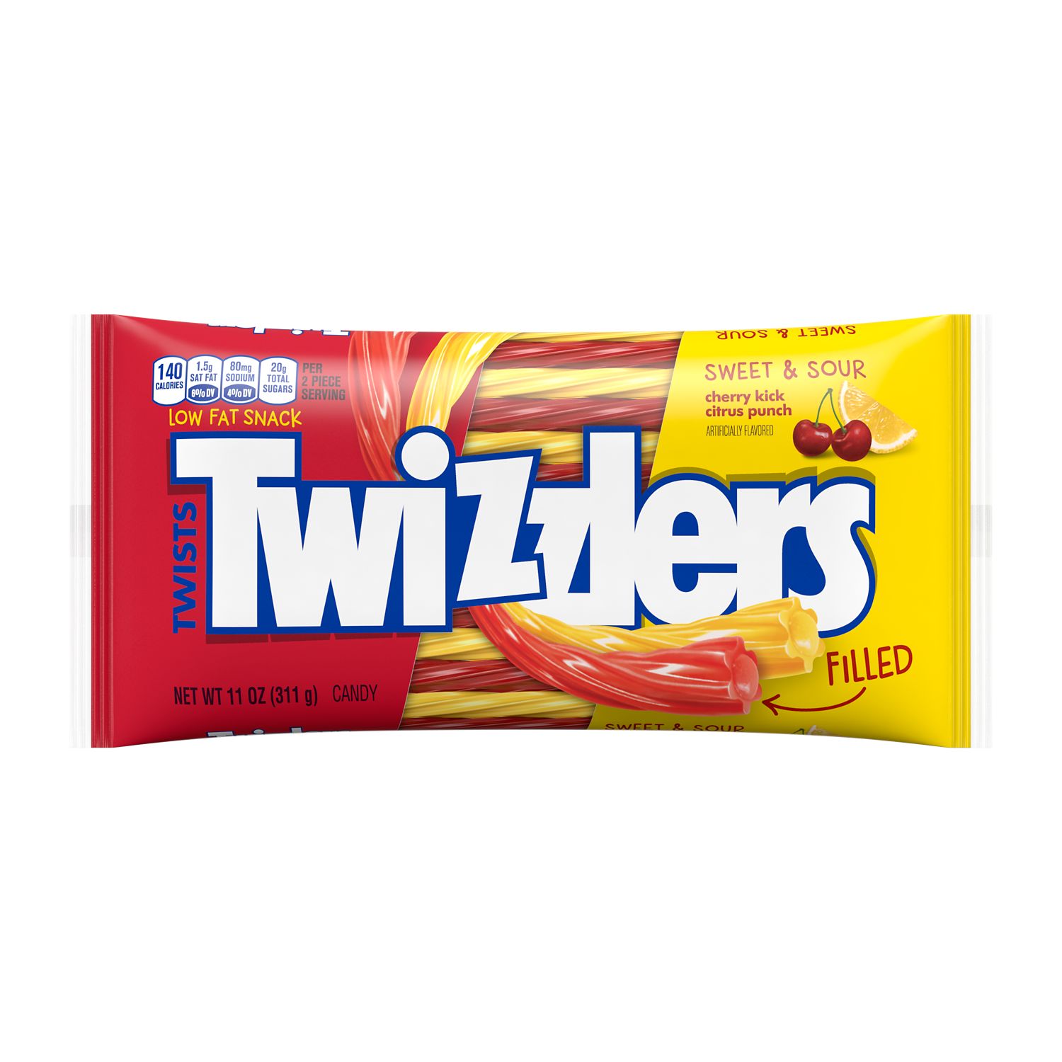 Kẹo Twizzlers dẻo xoắn Cherry & Citrus