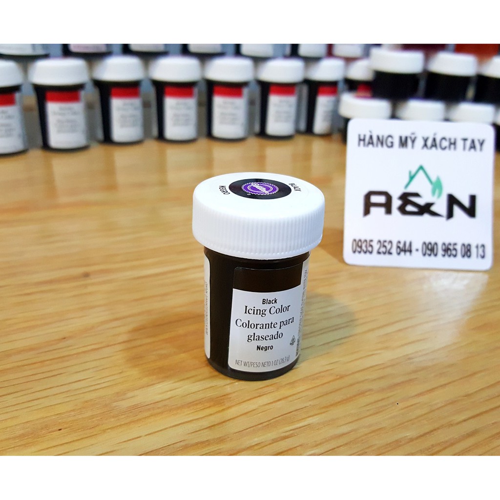 Màu thực phẩm Wilton Black - 1oz