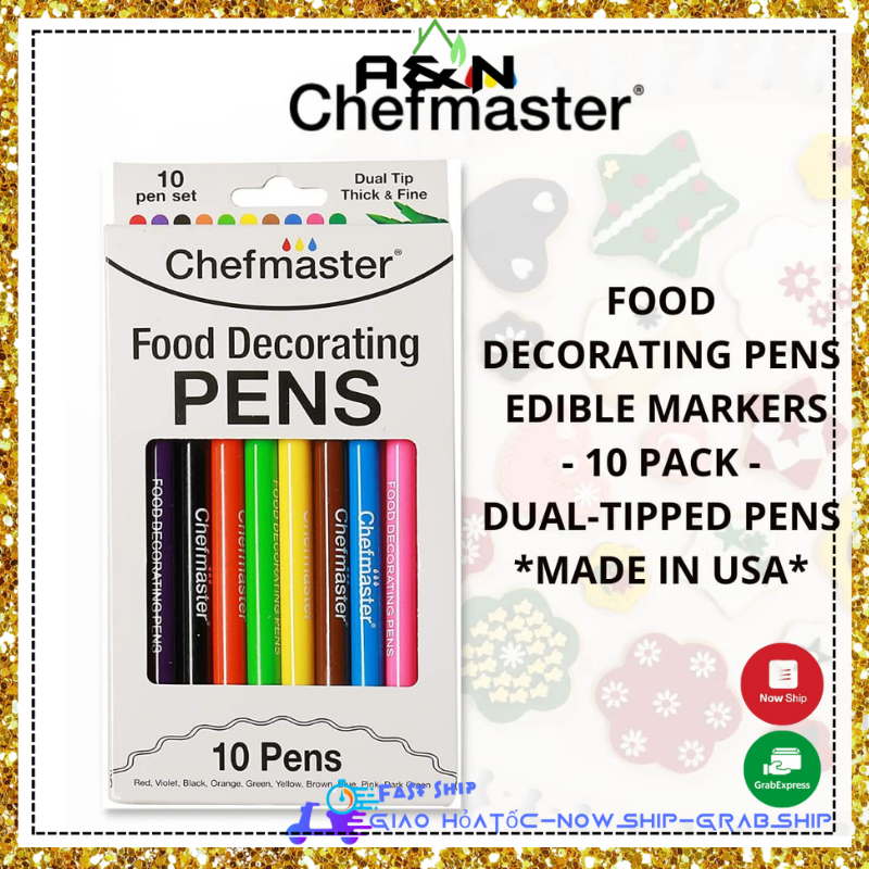 Bột 10 bút màu thực phẩm Chefmaster