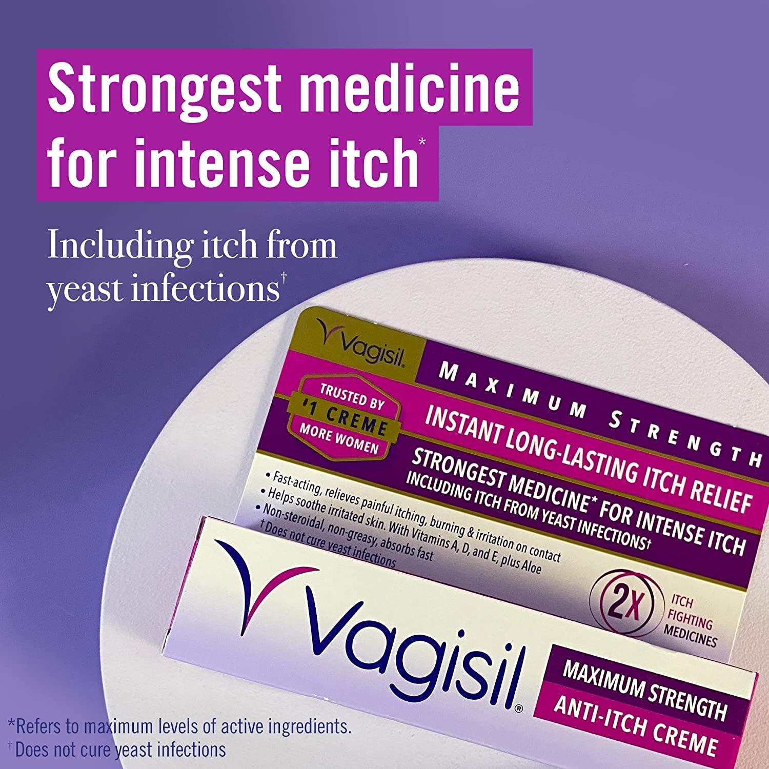 Kem Vagisil Maximum Strength giảm ngứa kích ứng mạnh mẽ tối đa vùng kín (che tên SP khi giao )