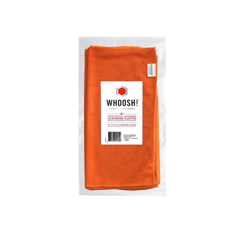 Khăn lau màn hình WHOOSH Professional Microfiber - 2 khăn 35cm x 35cm