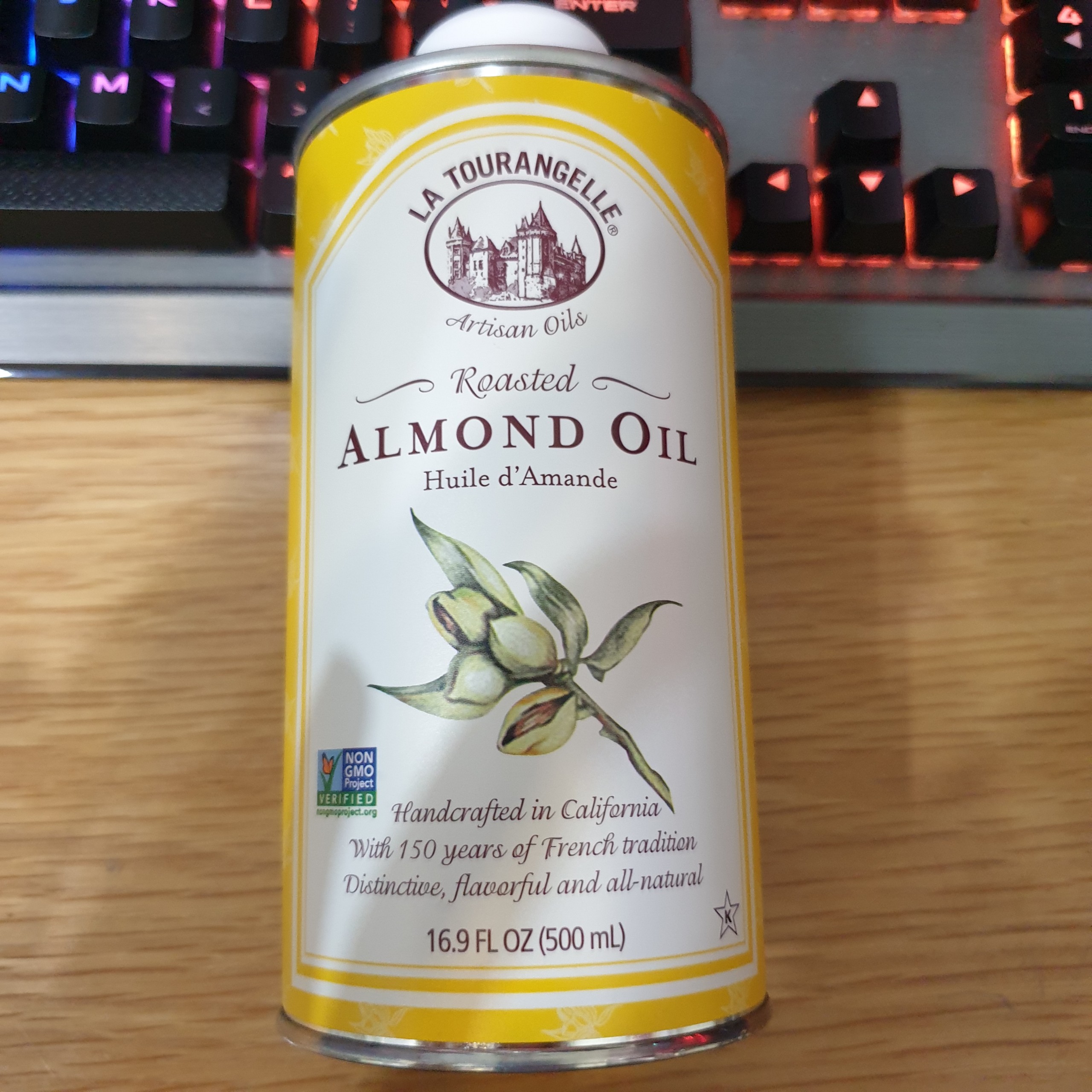 Dầu hạnh nhân La Touranaelle Almond Oil - 500ml nhập Mỹ