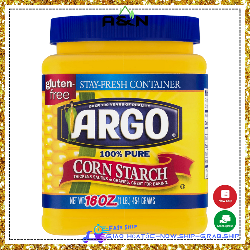 ARGO Tinh bột ngô nguyên chất không chứa gluten - 454gram