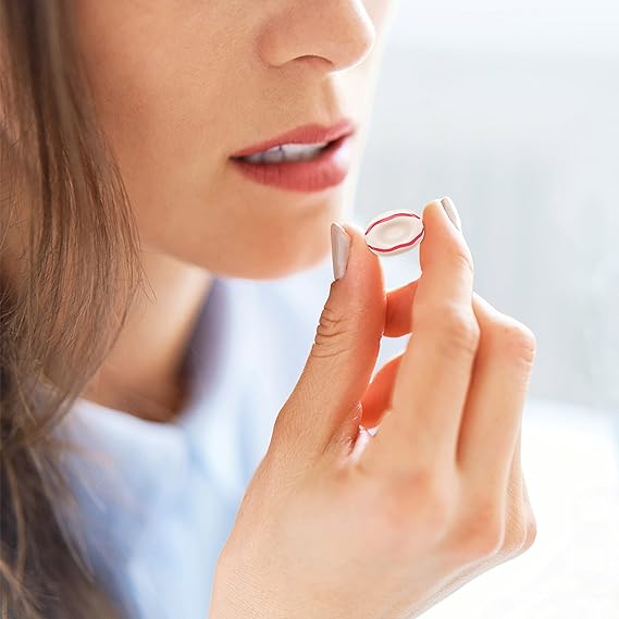 Kẹo ngậm Halls hương dâu kem - 80 viên