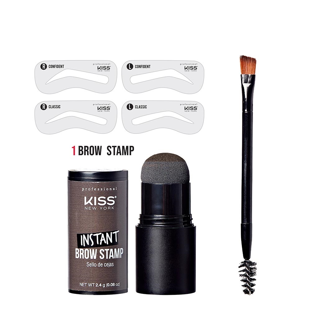 KISS Instant bộ dụng cụ tô và khuôn vẽ lông mày đơn giản nhanh chóng