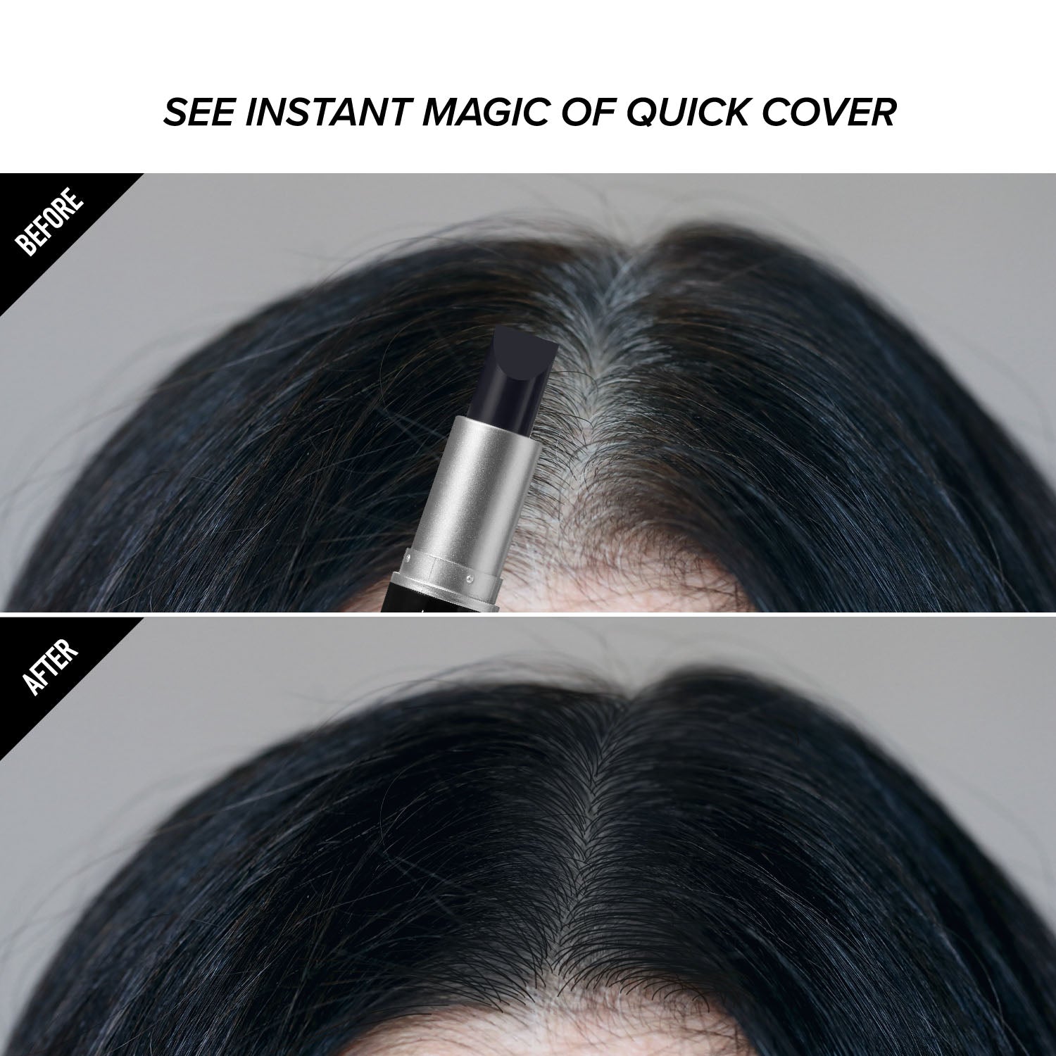 Thỏi sáp phủ đen tóc tạm thời Kiss Quick Cover Stick