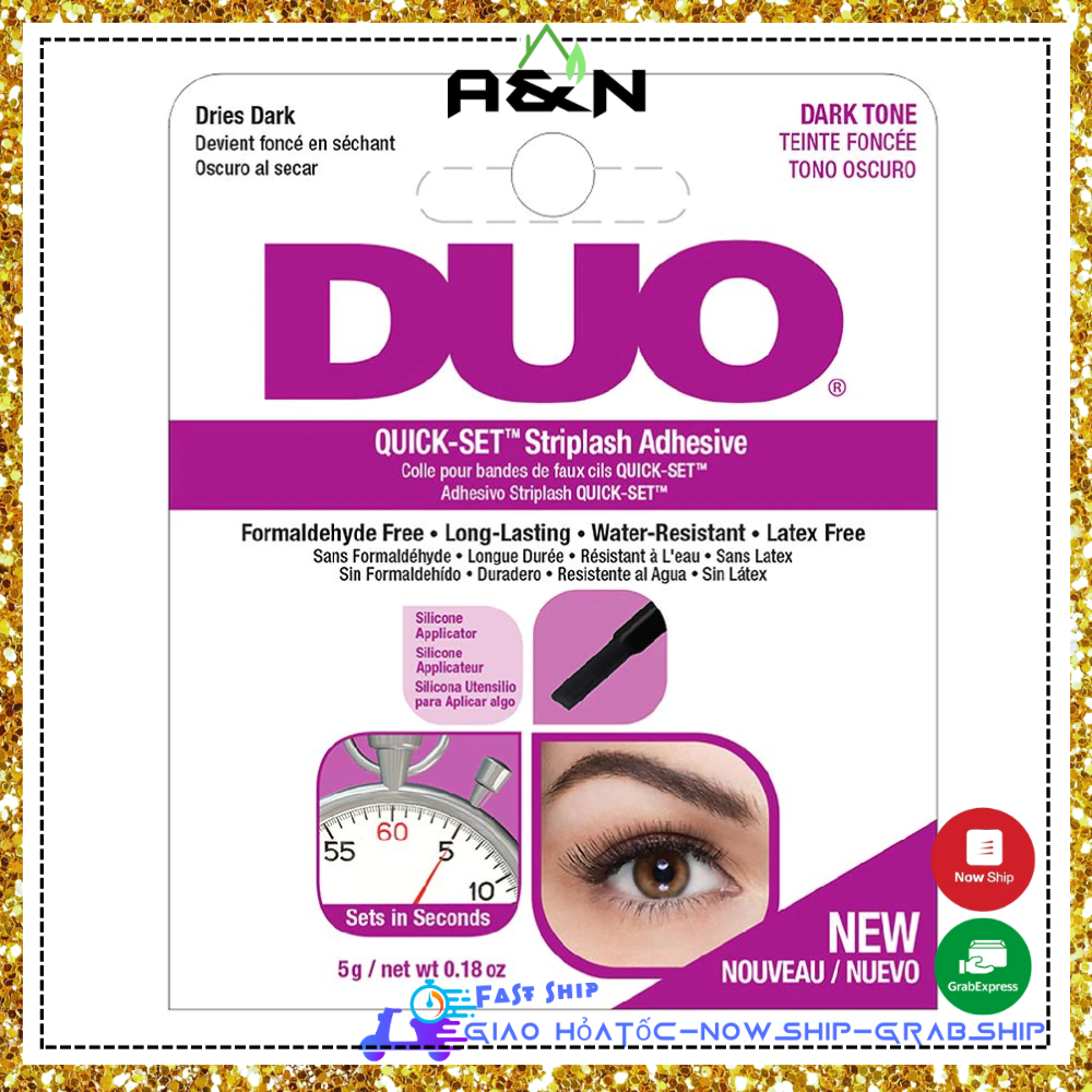 Keo dán mi DUO màu đen Quick-Set thời gian dính siêu nhanh - Hàng Mỹ