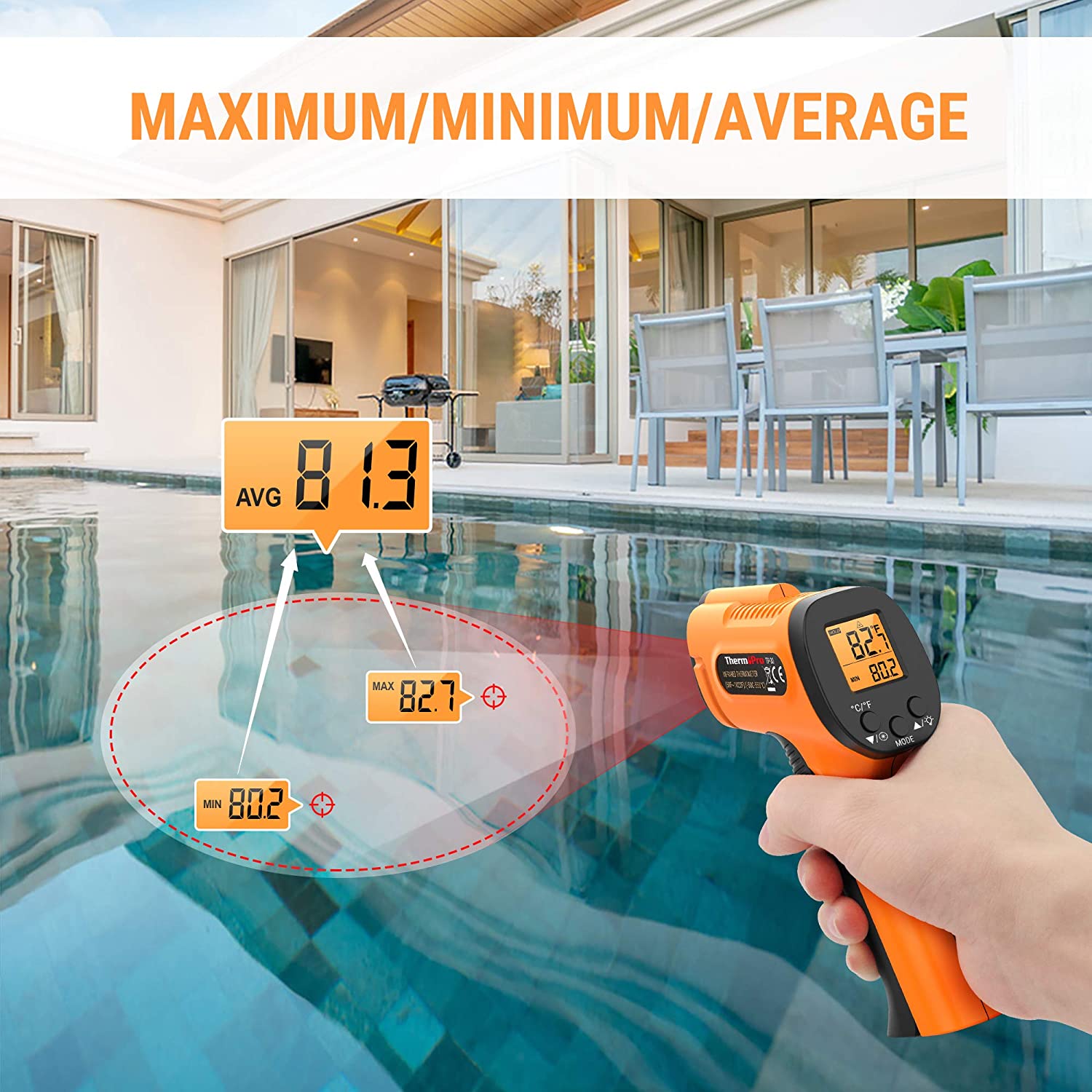 Nhiệt Kế súng hồng ngoại ThermoPro