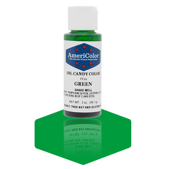 Màu gốc dầu Americolor sử dụng làm chocolate và kẹo - Green Xanh lá