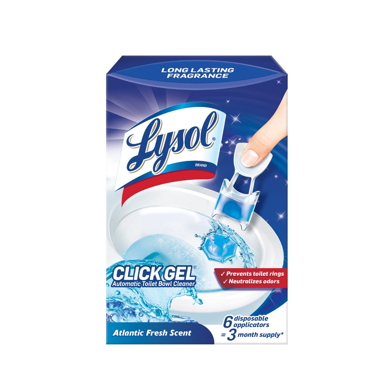 Lysol gel thơm diệt khuẩn tẩy rửa bồn cầu - mùi tự nhiên