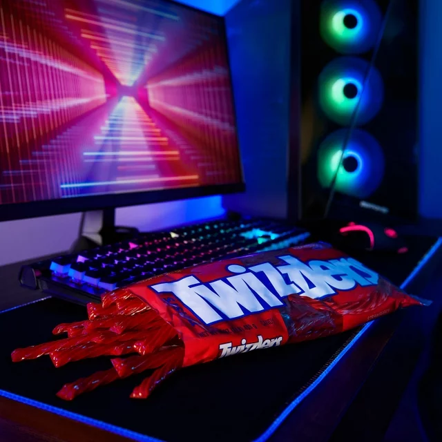 Twizzlers Strawberry Kẹo dẻo xoắn hương dâu - 453gram ít béo