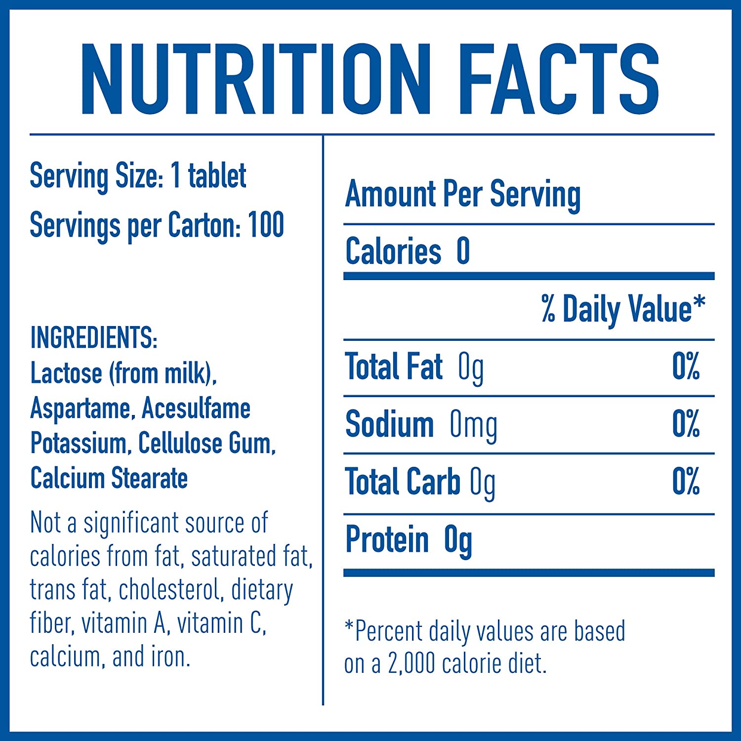 Equal viên nén tạo ngọt thay thế đường 0 calo - 100 viên