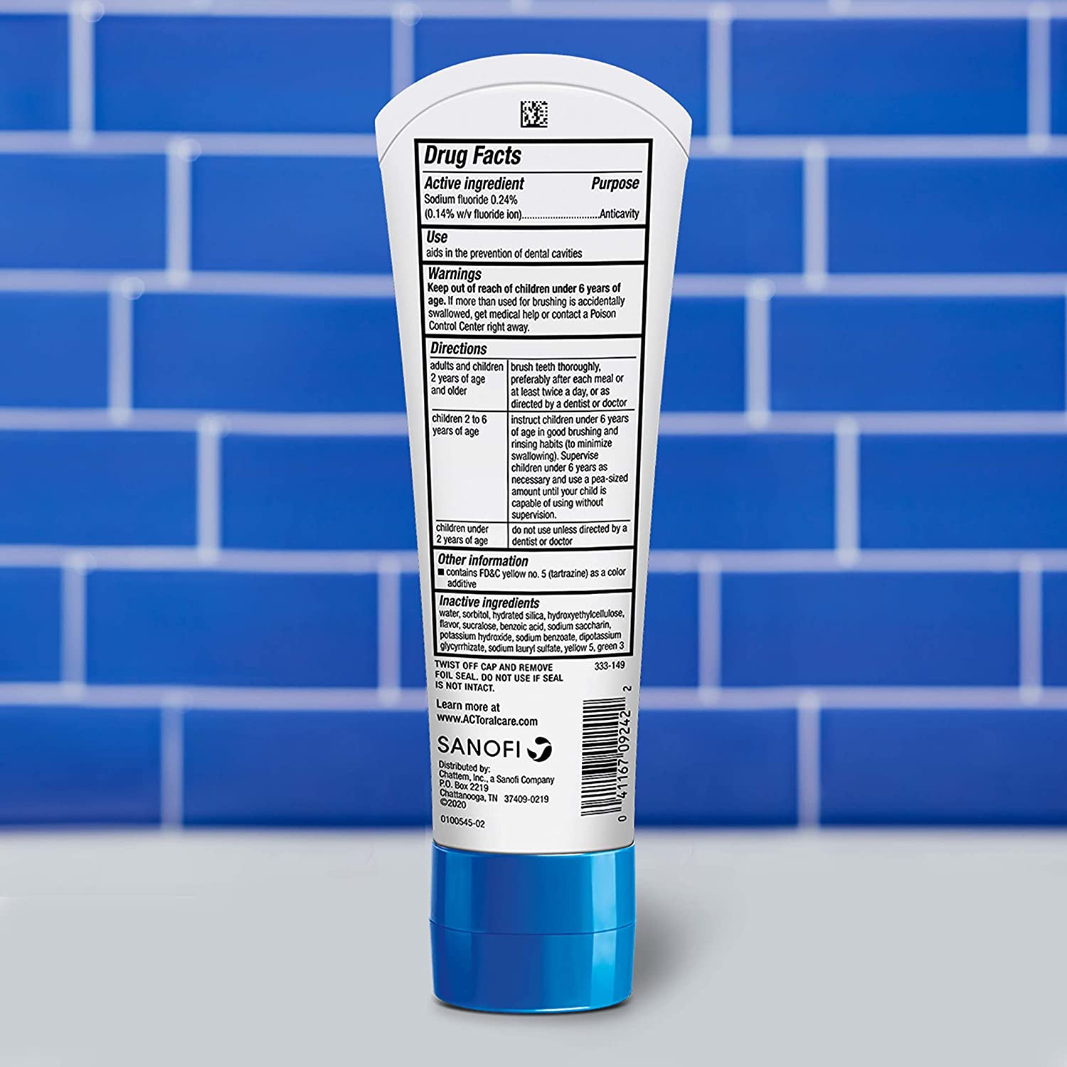 Kem đánh răng ACT Anticavity trẻ em có fluoride hương dưa hấu