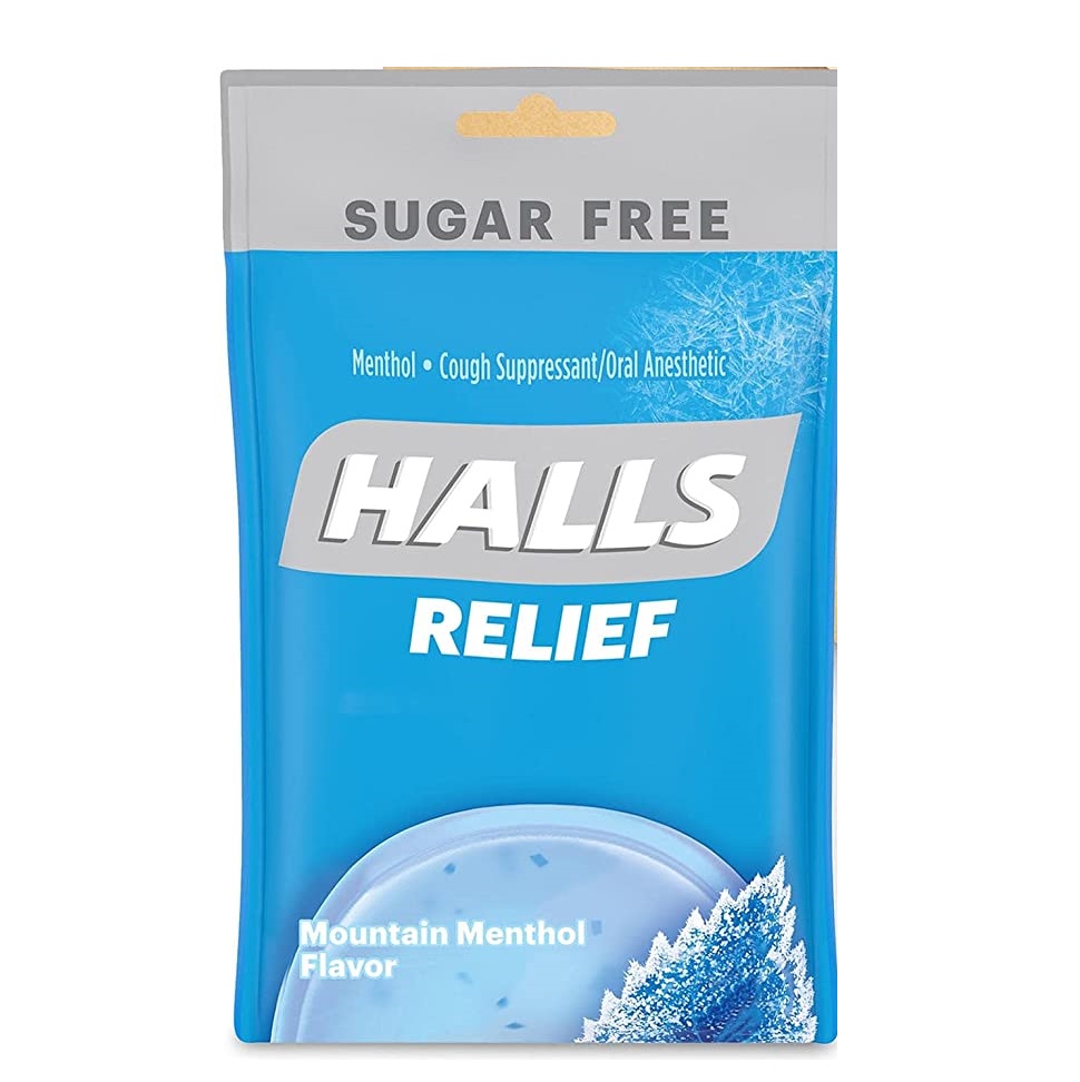 Kẹo Halls bổ sung Vitamin C không đường -  25 viên