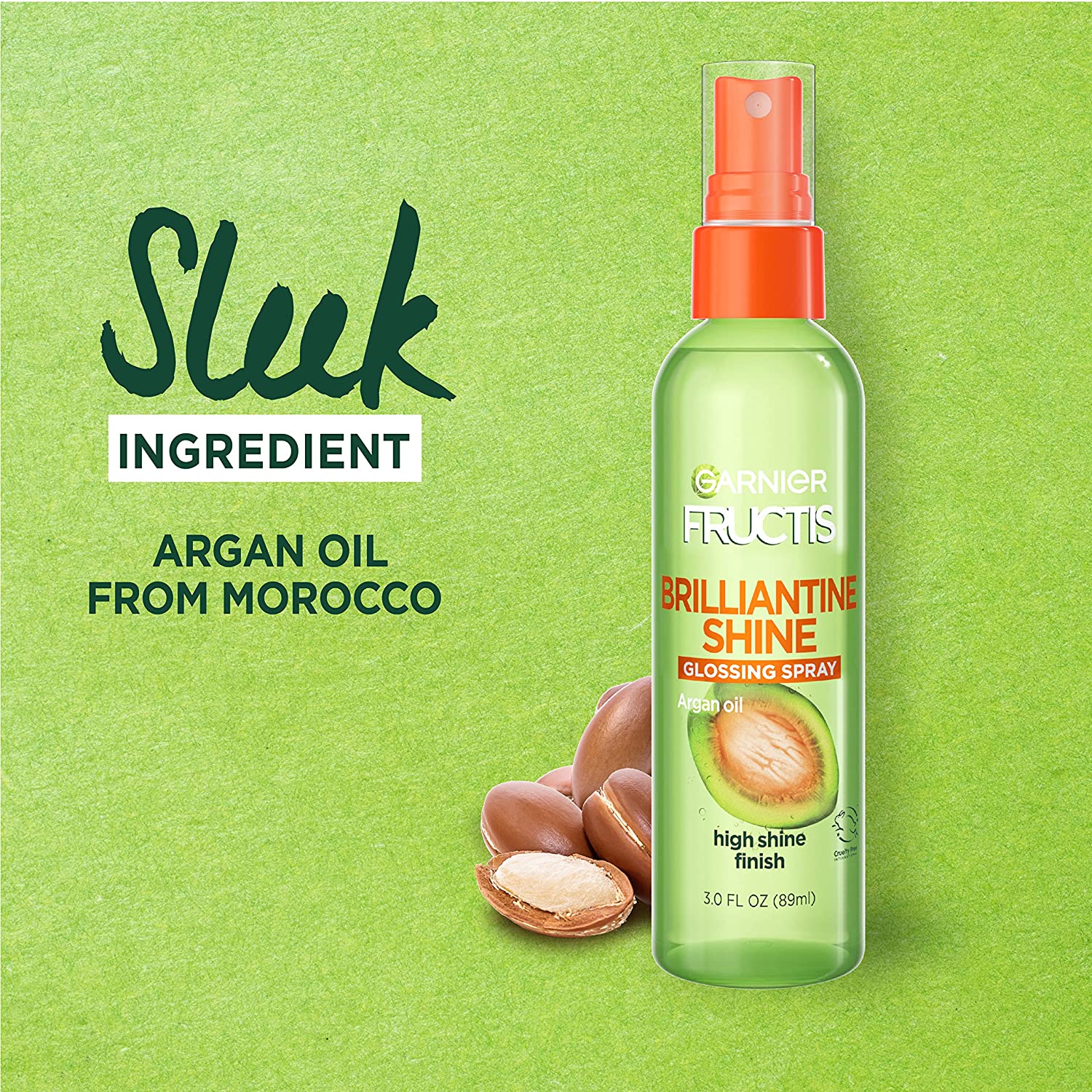 Xịt tạo bóng mượt tóc Garnier brilliantine shine