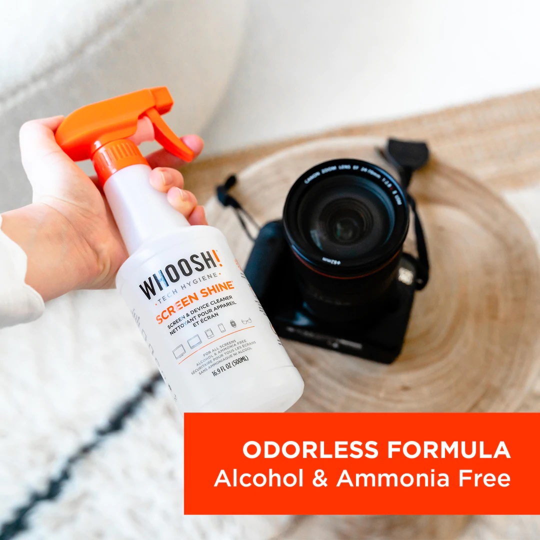WHOOSH nước lau vệ sinh màn hình mắt kính cao cấp - 500ml