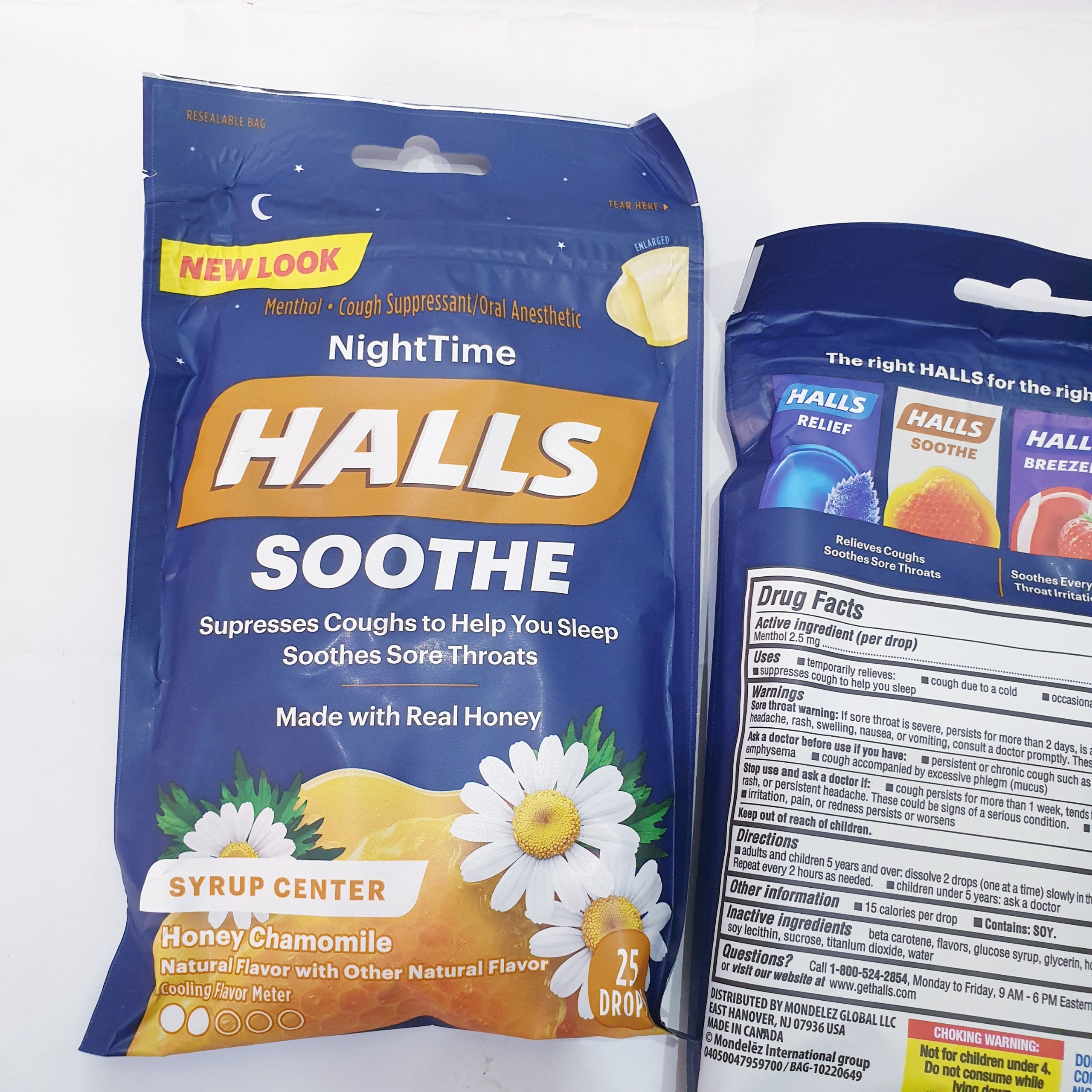 Kẹo Halls bổ sung Vitamin C không đường -  25 viên