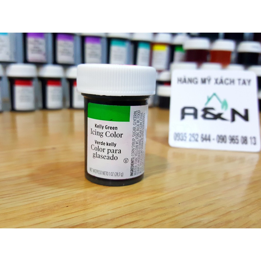 Màu Wilton Kelly Green - 1oz