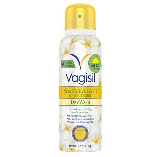 Vagisil xịt khô vệ sinh khử mùi White Jasmine - Hàng Mỹ