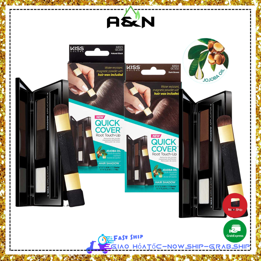 Phấn phủ đen tóc tạm thời Kiss Quick Cover