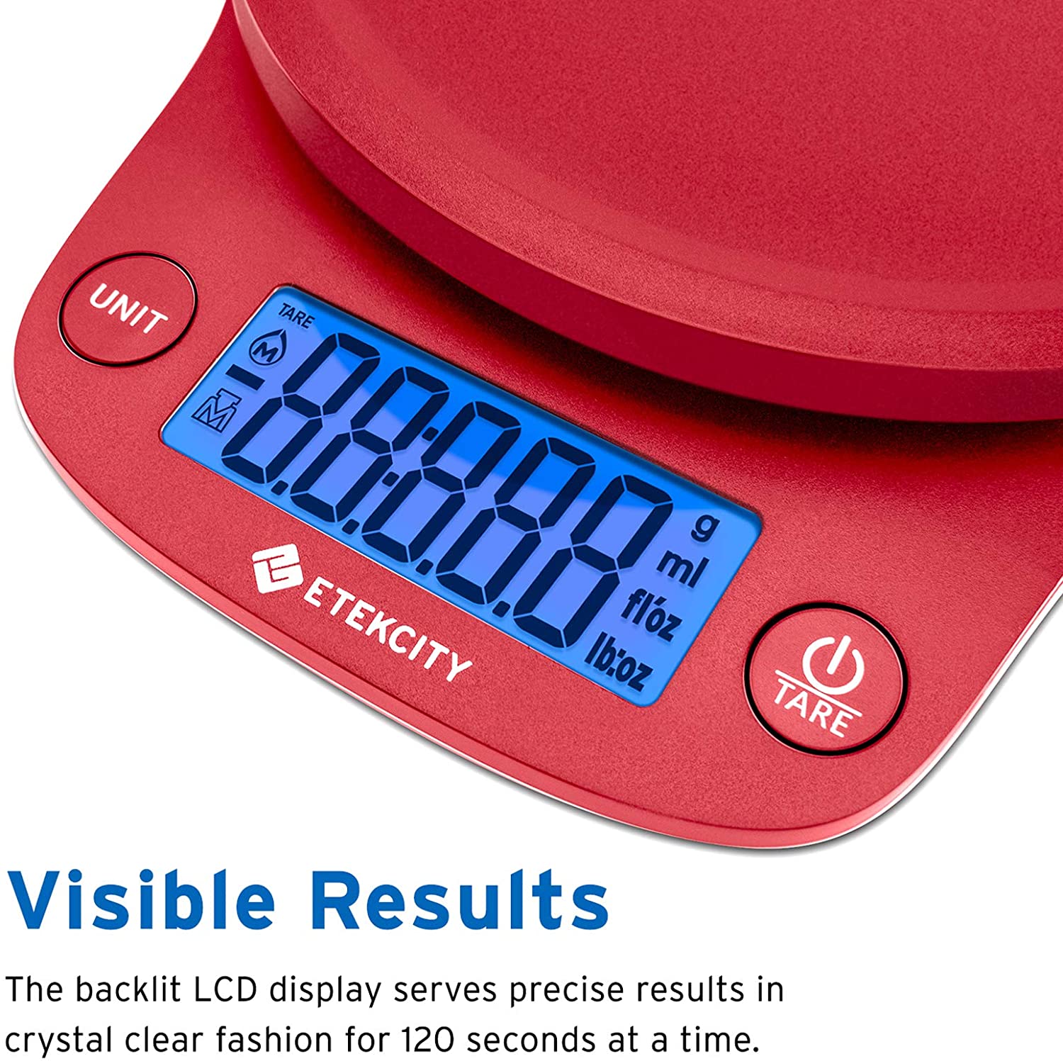 Etekcity cân điện tử nhà bếp EK9000 - màu đỏ